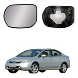 Lente Espelho Retrovisor Honda Civic 06 12 Le C Base