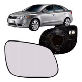 Lente Espelho Retrovisor Kia Cerato 2009 2010 2011 Esquerdo