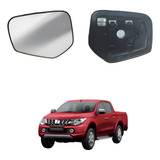 Lente Espelho Retrovisor L200 Triton 08 15 Le Aquecedor Base