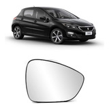 Lente Espelho Retrovisor Peugeot 308 13 14 15 16 17 18