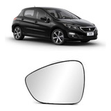 Lente Espelho Retrovisor Peugeot 308 13 14 15 16 17 18