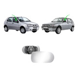 Lente Espelho Retrovisor Uno 2006 07 08 2009 2010 C Base Le