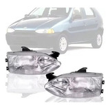 Lente Farol Compativel Palio 96 97 98 99 00 Policarbonato Le