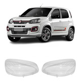 Lente Farol Fiat Uno 2015 2016 2017 2018 2019 2020 2021 Par