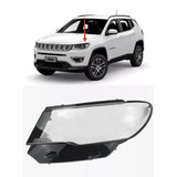 Lente Farol Jeep Compass 2017 2018 2019 20 21 Lado Esquerdo