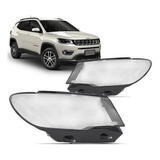 Lente Farol Jeep Compass 2017 Á