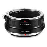 Lente K&f Concept Canon Ef Mount Para Câmera Nikon Z6 Z7