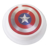Lente Lanterna Foguinho Borda Alta   Escudo Capitao America
