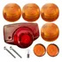 Lente Lanterna Pisca Refletor Parafuso Lâmpada 6v Cg Bolinha