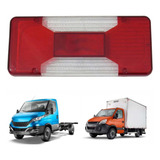 Lente Lanterna Traseira Dir Esq Para Iveco Daily 08 Em Diant