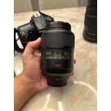 Lente Nikon 105mm Macro F2.8 Usada