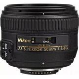 Lente Nikon 50mm F/1.4g Af-s Fx - Nfe