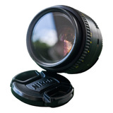 Lente Nikon Af Nikkor 50 Mm F 1 8 D   Fx Af Com Filtro Uv