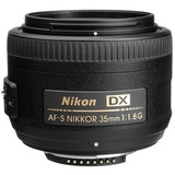 Lente Nikon Af s Dx Nikkor 35mm F 1 8g Garantia Loja Nf e