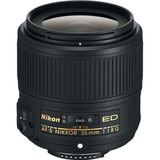 Lente Nikon Af s Nikkor 35mm F 1 8g Ed Garantia Sem Juros
