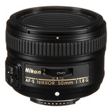 Lente Nikon Af s Nikkor 50mm F 1 8 G Garantia
