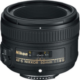Lente Nikon Af s Nikkor 50mm F 1 8g Autofoco Garantia Sjuros