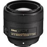 Lente Nikon Af s Nikkor 85mm F 1 8g Autofoco Garantia Novo