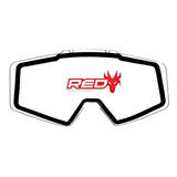 Lente Óculos Cristal Dupla Red Mx Anti Embaçante Sem Pino