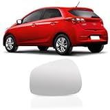 Lente Refil Espelho Retrovisor Sem Base Para HB20 Ate 2019 Veloster Todos Lado Esquerdo Motorista
