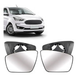 Lente Retrovisor Ford Ka 2015 2016 2017 2018 Com Base Ld