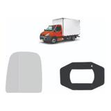 Lente Retrovisor Iveco Daily Superior Esquerdo Com Base