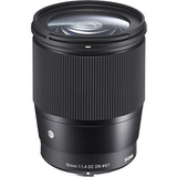 Lente Sigma 16mm F 1 4 Dc Dn Contemporary P sony E Nf e