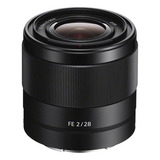 Lente Sony Fe 28mm