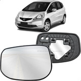 Lente Vidro Base Espelho Retrovisor Honda Fit 2009 A 2014