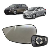 Lente Vidro Base Espelho Retrovisor Hyundai Hb20 2012 A 2019