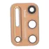 Lente Vidro Camera Traseira P/ Motorola Moto G9 Plus Dourado