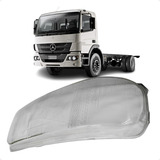 Lente Vidro Farol Raiado Caminhão Mercedes Benz Atego
