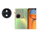 Lente Vidro Vidrinho Câmera Traseira Para Redmi 13c 2 Furos