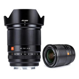 Lente Viltrox 13mm 1.4 Sony E-mount Aps-c - Lacrada Cor Preto Tipo De Montagem Sony E