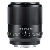 Lente Viltrox 35mm F 1 8 Fe Af P Sony Frame C Cor Preto Tipo De Montagem Sony Frame