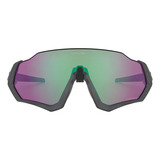 Lentes De Ciclismo Bici Oakley Flight Jacket Matte Steel Prizm