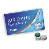 Lentes De Contato Air Optix Plus Hydraglyde Grau Esférico 1 50 Miopia