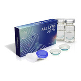 Lentes De Contato All Lens Soft Plus Incolor com Grau Anual