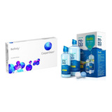 Lentes De Contato Biofinity Com Grau Coopervision Kit Renu