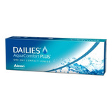 Lentes De Contato Dailies Aqua Comfort Plus Diária 30 Lentes Grau Esférico  2 75  miopia 