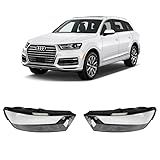 Lentes De Farol Audi Q7 2016 2017 2018 2019 Original Tampa De Substituição Do Farol