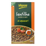 Lentilha Cozida No Vapor Vapza Caixa 250g