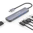 Lention Adaptador Hub 6 Em 1 Usb-c Multiporta Dongle Com 4k 30hz Hdmi Usb C Data Porta 3 Usb 3.0 Pd 100w Compatível New Macbook Pro/mac Air iPad Outros Dispotivos Do Tipo C