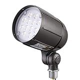 LEONLITE Luz De LED Bala 12W 80W EqV Holofote 1550 Lúmenes 100 277V Listadas Pela UL Luzes De Paisagem Com Montagem Nas Articulações Palmeira Branco Quente 3000K Bronze