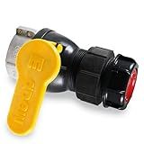 LEPEVNEY IBC Tote Tank 62 Mm Adaptador De Válvula De Rosca Grossa Adaptador De Drenagem De Recipiente De Válvula Esférica