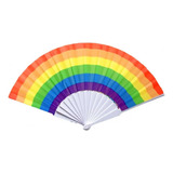 Leque Arco iris Cor