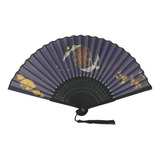 Leque De Madeira Japonês 21cm Estilo Oriental