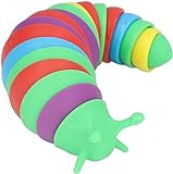 Lesma Articulada Fidget Toy Slug 3d Lagarta Colorida Brinquedo