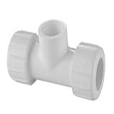 Lesso America Série IR91 Encaixe De Tubulação De PVC Schedule 40 Branco Camiseta De Compressão 1 9 Cm Junta X Junta X FIPT Corrige Rapidamente Tubos Quebrados Encanamento Irrigação 