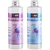 LET S RESIN Kit De Fabricação De Moldes De Silicone Silicone Translúcido De Borracha De Silicone Não Tóxico Para Fabricação De Moldes Líquidos 580 G De Silicone Super Elástico Ideal Para Moldes